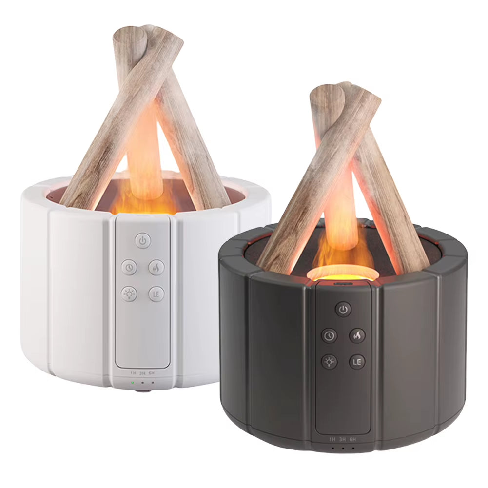 Campfire Aromatherapy Diffuser – Cool Mist Humidifier with Remote Control & Night Light