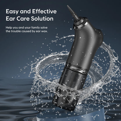 Electric Water Ear Cleaner with 4 Pressure Modes - Safe Ear Wax Removal for Adults & Kids