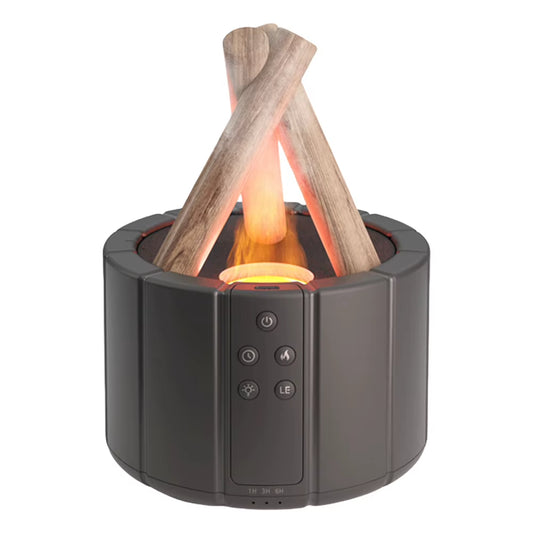 Campfire Aromatherapy Diffuser – Cool Mist Humidifier with Remote Control & Night Light